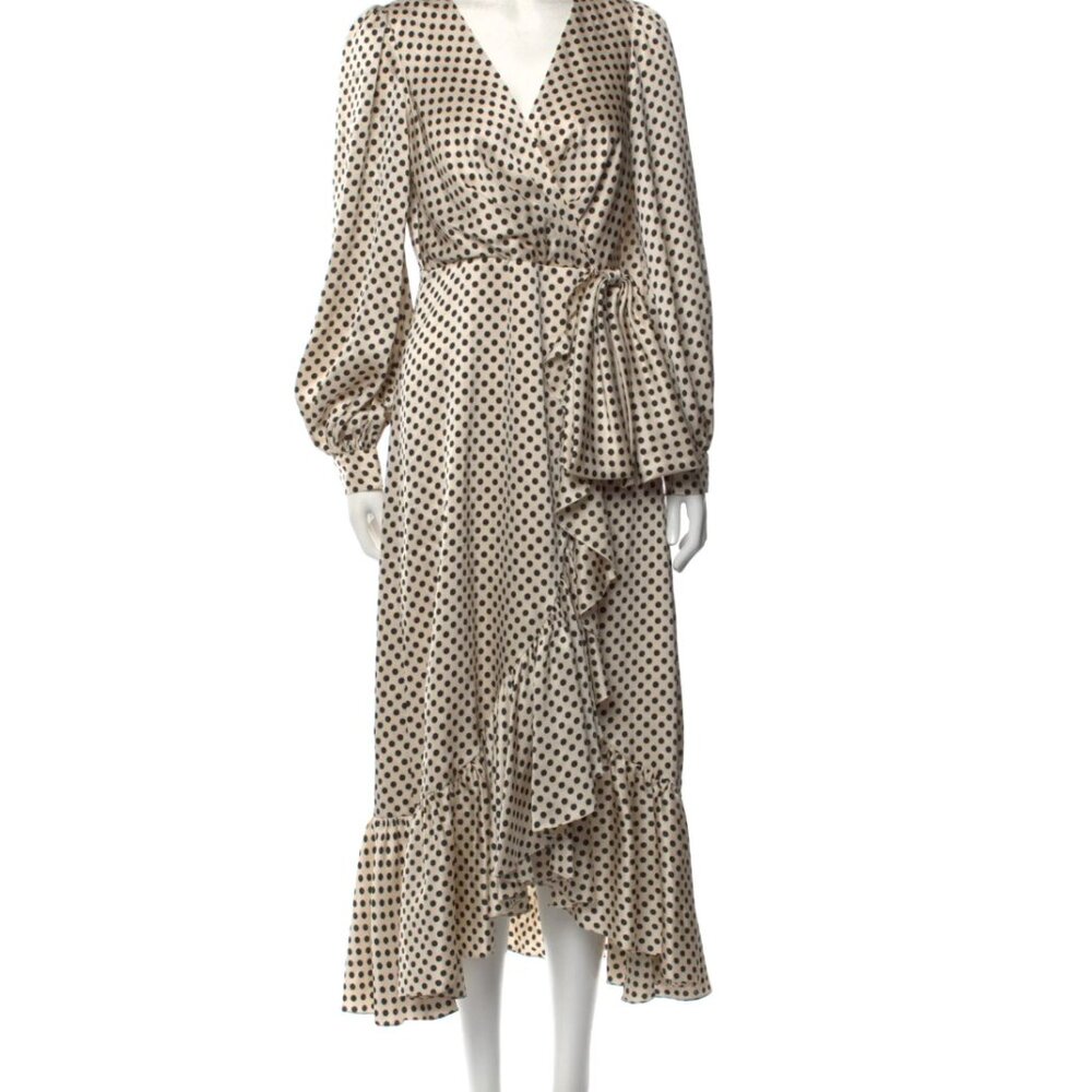 High-low polkadot dress